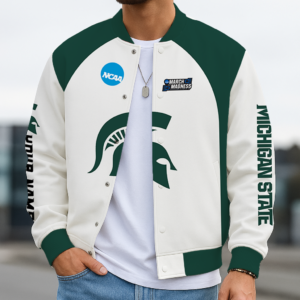 Limited Edition – Customized NCAA Michigan State Spartans Baseball Jacket, Varsity Jacket
