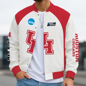 Limited Edition – Customized NCAA Houston Cougars Baseball Jacket, Varsity Jacket