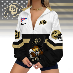 Limited Edition – Customized NCAA Colorado Buffaloes V-Neck Zipper Sweatshirt Jacket