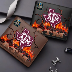 Limited Edition – Customized NCAA Texas A&M Aggies Leather Wallet