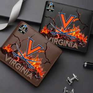 Limited Edition – Customized NCAA Virginia Cavaliers Leather Wallet