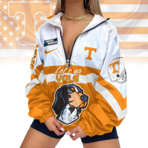 Limited Edition – Customized NCAA Tennessee Volunteers V-Neck Zipper Sweatshirt Jacket