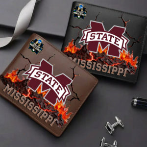 Limited Edition – Customized NCAA Mississippi State Bulldogs Leather Wallet