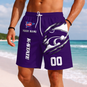Limited Edition – Customized NCAA Kansas State Wildcats Short Pants