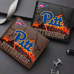 Limited Edition – Customized NCAA Pittsburgh Panthers Leather Wallet