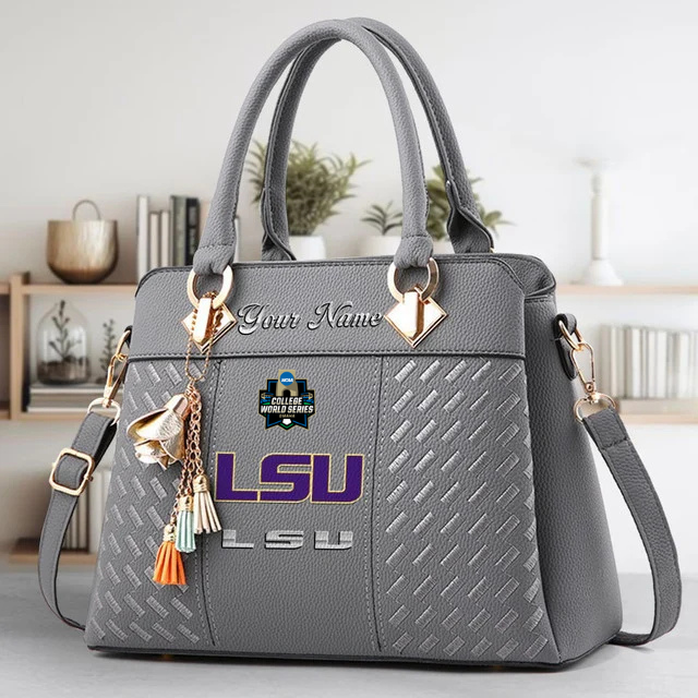 Limited Edition – Customized NCAA Lsu Tigers Zip Handbag Multicolor - Image 4