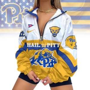 Limited Edition – Customized NCAA Pittsburgh Panthers V-Neck Zipper Sweatshirt Jacket