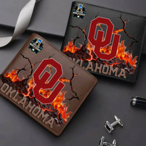Limited Edition – Customized NCAA Oklahoma Sooners Leather Wallet
