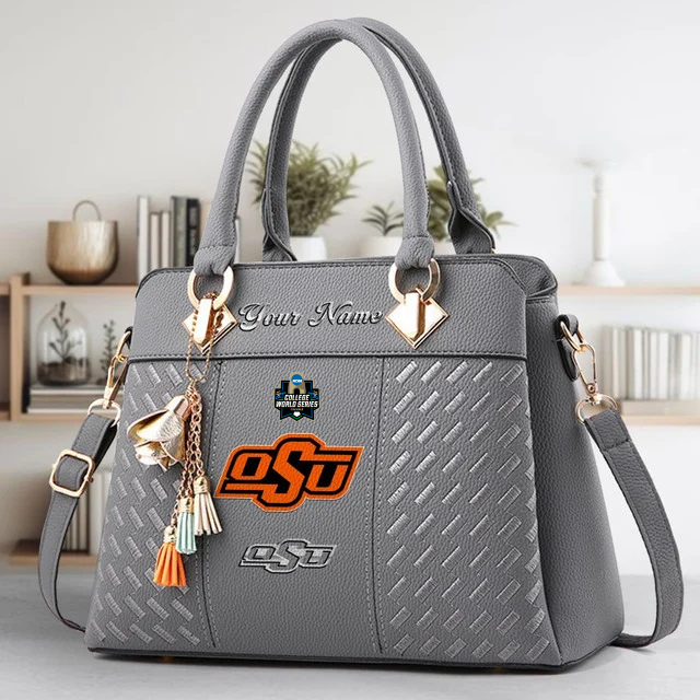 Limited Edition – Customized NCAA Oklahoma State Cowboys Zip Handbag Multicolor - Image 4