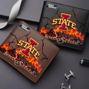 Limited Edition – Customized NCAA Iowa State Cyclones Leather Wallet