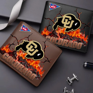 Limited Edition – Customized NCAA Colorado Buffaloes Leather Wallet