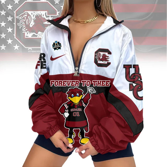 Limited Edition – Customized NCAA South Carolina Gamecocks V-Neck Zipper Sweatshirt Jacket