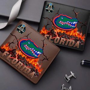 Limited Edition – Customized NCAA Florida Gators Leather Wallet