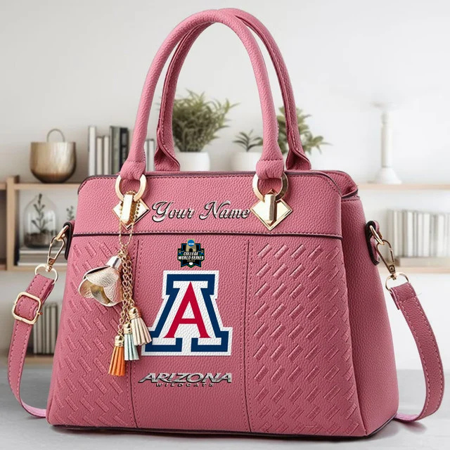 Limited Edition – Customized NCAA Arizona Wildcats Zip Handbag Multicolor - Image 5