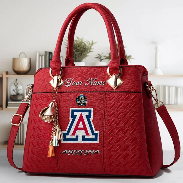Limited Edition – Customized NCAA Arizona Wildcats Zip Handbag Multicolor - Image 6