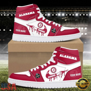Limited Edition – Customized NCAA College World Series Alabama Crimson Tide Air Jordan 1 Shoes