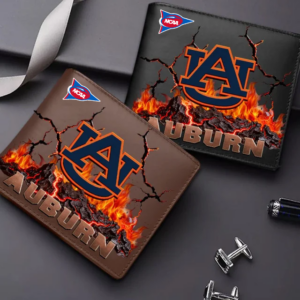 Limited Edition – Customized NCAA Auburn Tigers Leather Wallet