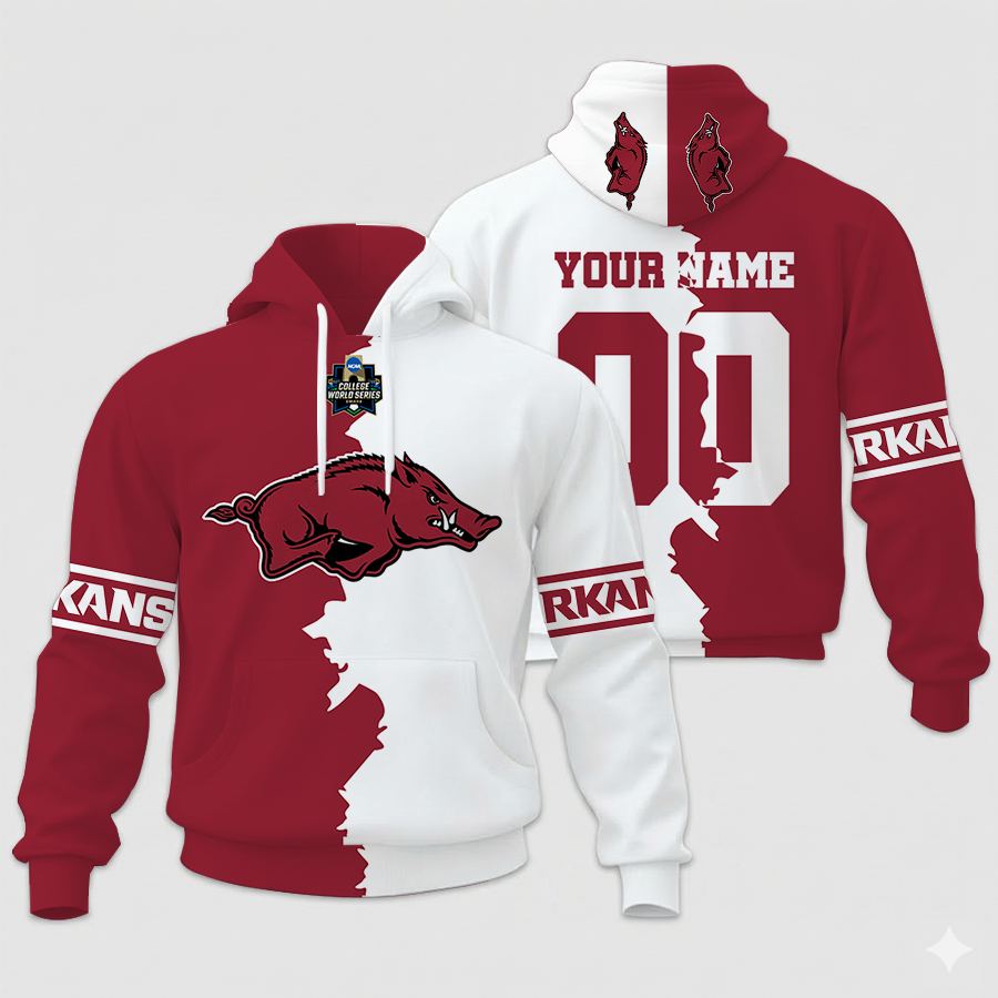 Limited Edition – Customized NCAA Arkansas Razorbacks Unisex Hoodie & Zip Hoodie