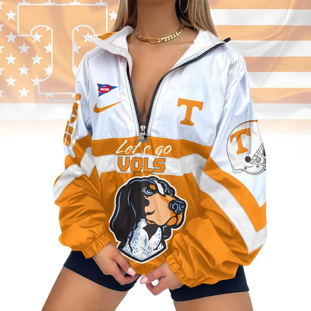 Limited Edition – Customized NCAA Tennessee Volunteers V-Neck Zipper Sweatshirt Jacket