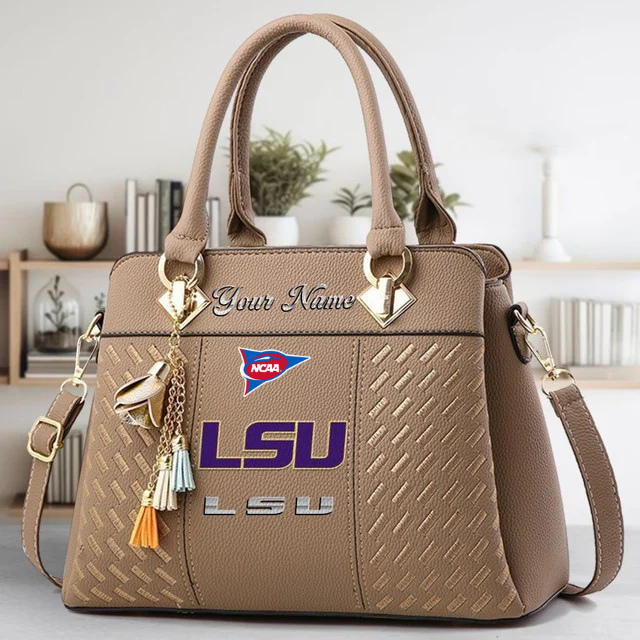 Limited Edition – Customized NCAA Lsu Tigers Zip Handbag Multicolor - Image 3