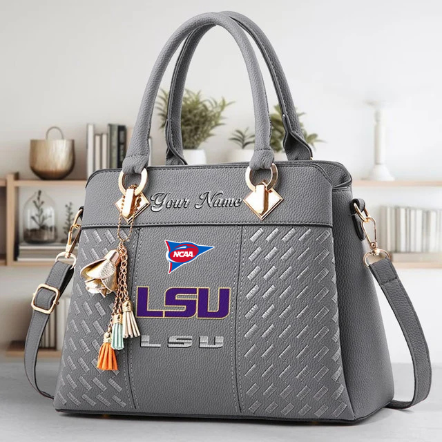 Limited Edition – Customized NCAA Lsu Tigers Zip Handbag Multicolor - Image 4