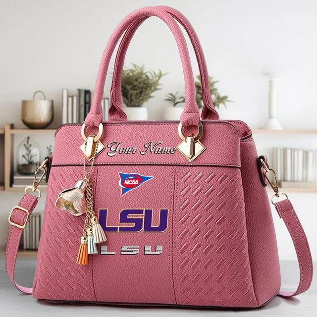 Limited Edition – Customized NCAA Lsu Tigers Zip Handbag Multicolor - Image 5
