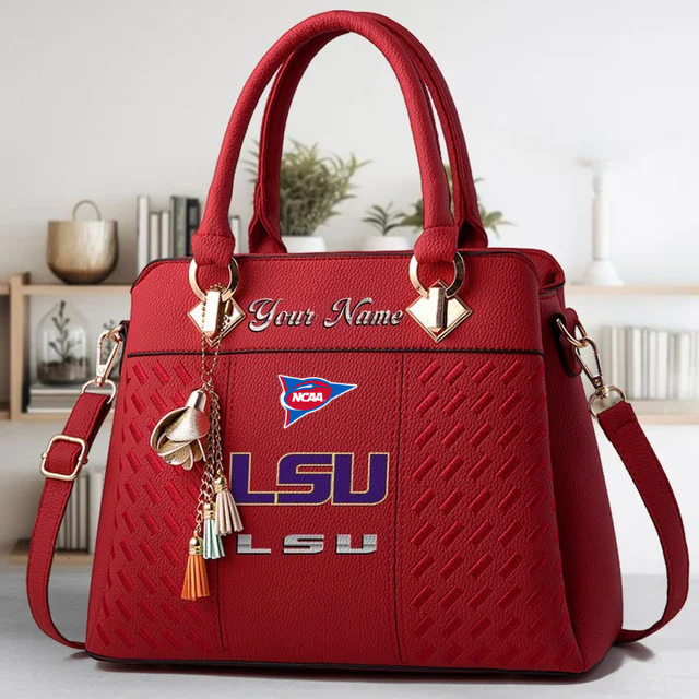 Limited Edition – Customized NCAA Lsu Tigers Zip Handbag Multicolor - Image 6