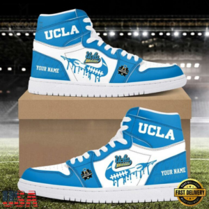 Limited Edition – Customized NCAA College World Series Ucla Bruins Air Jordan 1 Shoes
