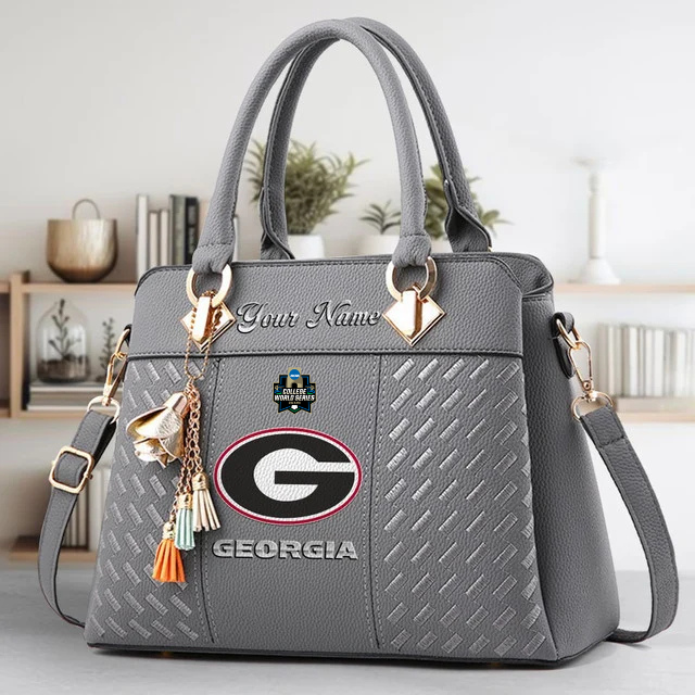 Limited Edition – Customized NCAA Georgia Bulldogs Zip Handbag Multicolor - Image 4
