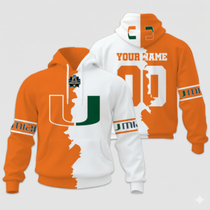 Limited Edition – Customized NCAA Miami Hurricanes Unisex Hoodie & Zip Hoodie