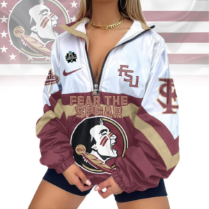 Limited Edition – Customized NCAA Florida State Seminoles V-Neck Zipper Sweatshirt Jacket