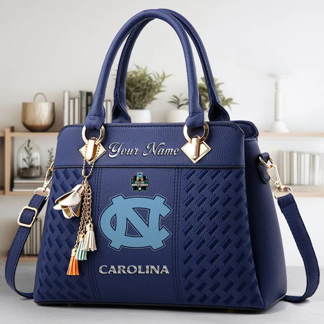Limited Edition – Customized NCAA North Carolina Tar Heels Zip Handbag Multicolor - Image 2