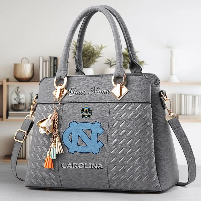 Limited Edition – Customized NCAA North Carolina Tar Heels Zip Handbag Multicolor - Image 4