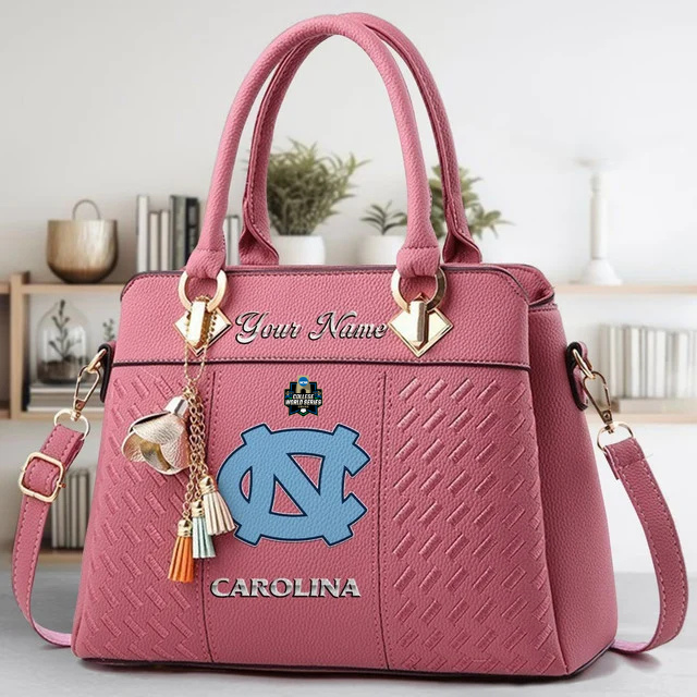 Limited Edition – Customized NCAA North Carolina Tar Heels Zip Handbag Multicolor - Image 5