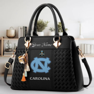 Limited Edition – Customized NCAA North Carolina Tar Heels Zip Handbag Multicolor