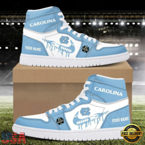 Limited Edition – Customized NCAA College World Series North Carolina Tar Heels Air Jordan 1 Shoes