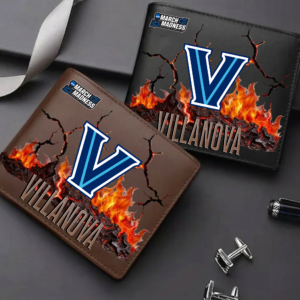Limited Edition – Customized NCAA Villanova Wildcats Leather Wallet