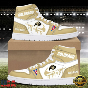 Limited Edition – Customized NCAA Colorado Buffaloes Air Jordan 1 Shoes