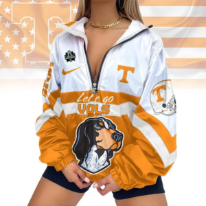 Limited Edition – Customized NCAA Tennessee Volunteers V-Neck Zipper Sweatshirt Jacket