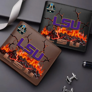Limited Edition – Customized NCAA Lsu Tigers Leather Wallet