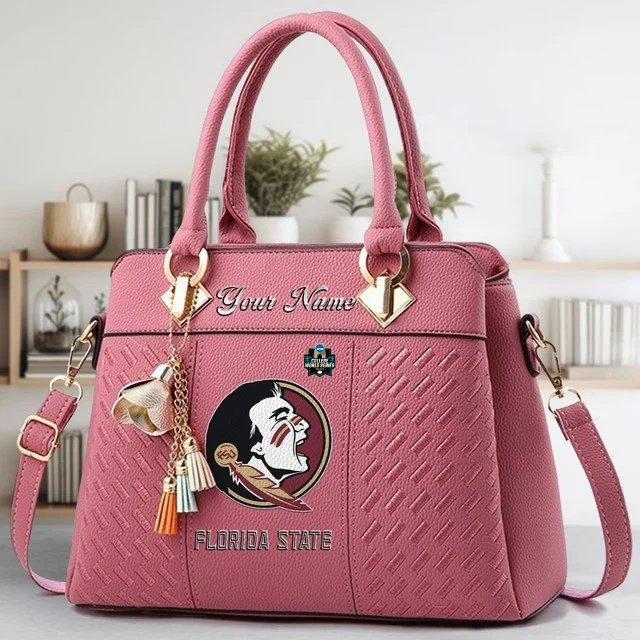 Limited Edition – Customized NCAA Florida State Seminoles Zip Handbag Multicolor - Image 5