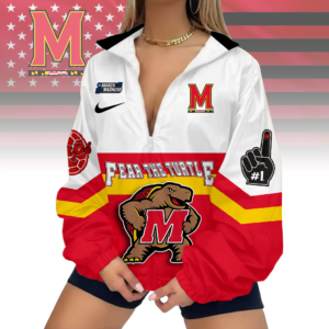 Limited Edition – Customized NCAA Maryland Terrapins V-Neck Zipper Sweatshirt Jacket