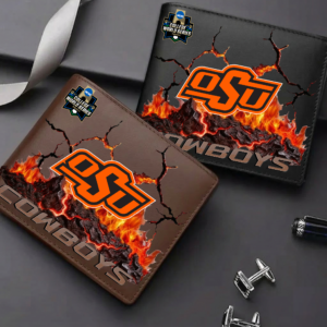 Limited Edition – Customized NCAA Oklahoma State Cowboys Leather Wallet