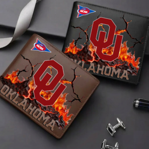 Limited Edition – Customized NCAA Oklahoma Sooners Leather Wallet