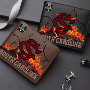 Limited Edition – Customized NCAA South Carolina Gamecocks Leather Wallet