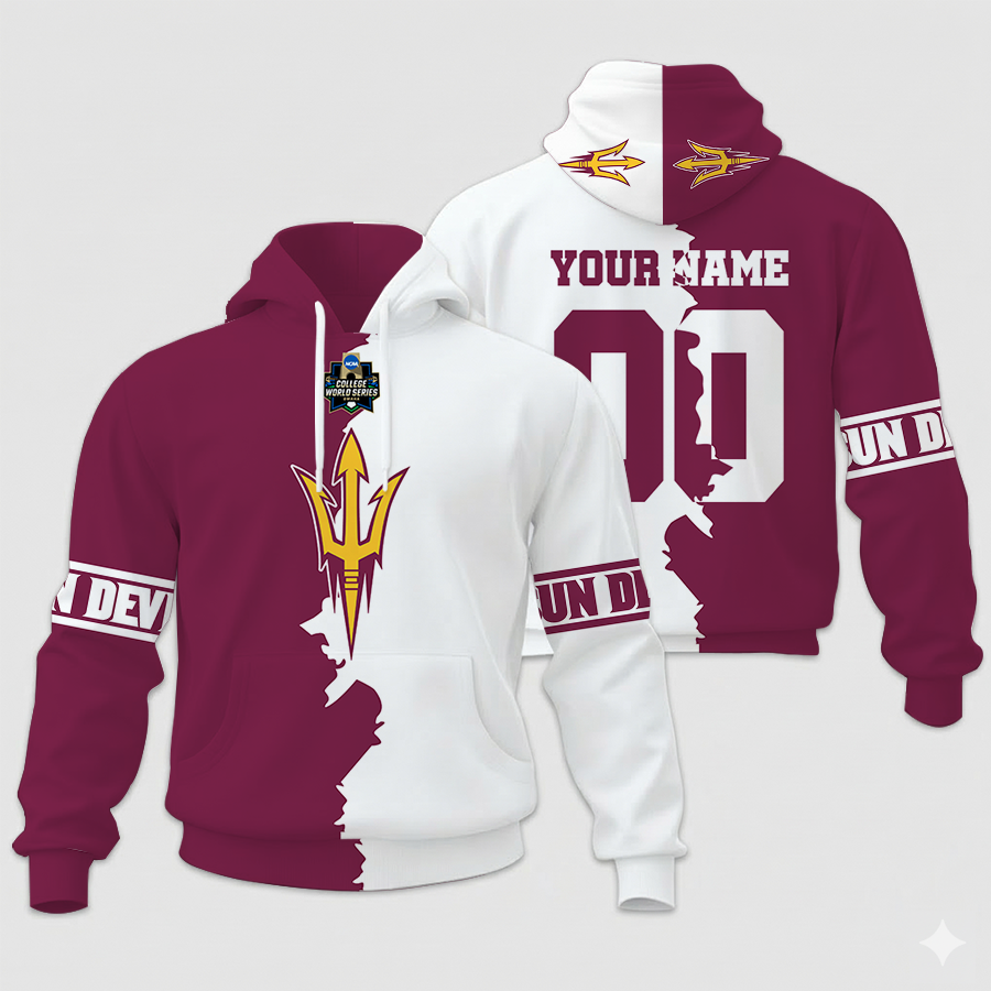 Limited Edition – Customized NCAA Arizona State Sun Devils Unisex Hoodie & Zip Hoodie
