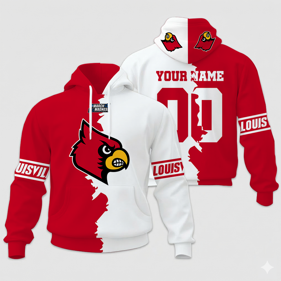 Limited Edition – Customized NCAA Louisville Cardinals Unisex Hoodie & Zip Hoodie