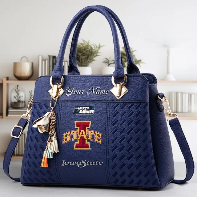 Limited Edition – Customized NCAA Iowa State Cyclones Zip Handbag Multicolor - Image 2