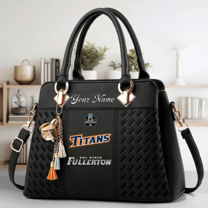 Limited Edition – Customized NCAA Cal State Fullerton Titans Zip Handbag Multicolor