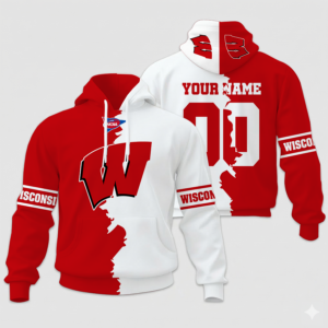 Limited Edition – Customized NCAA Wisconsin Badgers Unisex Hoodie & Zip Hoodie